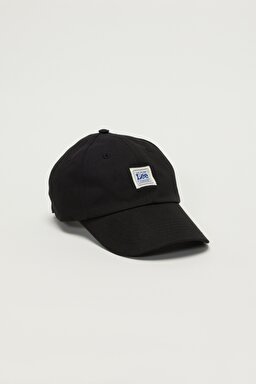 %100 Pamuk Siyah Şapka - Black-LP6704001 (görsel 2)