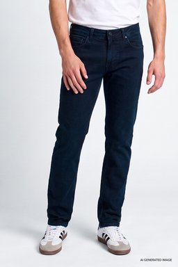 Daren Straight Fit Düz Kesim Normal Bel Pamuklu Esnek Jean Denim Pantolon - Night Shade-ML70700026CP (görsel 4)