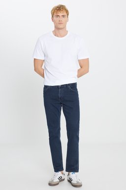 Daren Straight Fit Düz Kesim Normal Bel Pamuklu Esnek Siyah Jean Denim Pantolon - Night Shade-ML707030CP