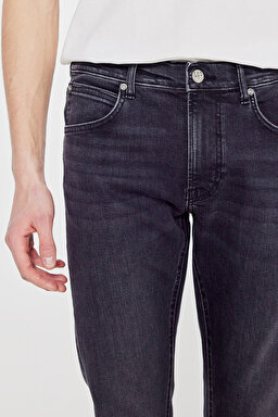 Pamuklu Staight Fit Normal Kesim Cepli Esnek Jean Kot Denim Pantolon - DkWornMagnet-ML707PYCB (görsel 5)