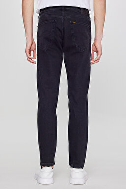 Austin Straight Fit Jean Kot Denim Pantolon - Pitch Black-ML733011EV (görsel 4)