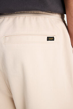 Regular Fit Normal Kesim Ribanalı Paça Taş Rengi Jogger Pantolon - Stone-MLM0400913 (görsel 5)