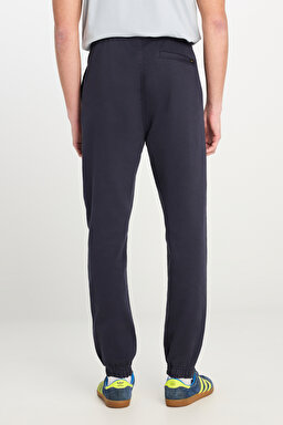 Regular Fit Normal Kesim Ribanalı Paça Lacivert Jogger Pantolon - Navy-MLM04009410 (görsel 4)