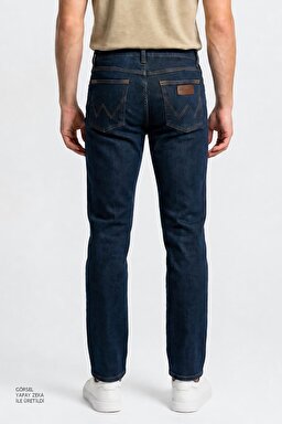 Pamuklu Straight Fit Cepli Esnek Jean Kot Denim Pantolon - Black-MW12175001 (görsel 5)