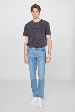 Texas Slim Fit Normal Bel Denim Esnek Jean Kot Pantolon - Navy-MW12S005410 (görsel 2)