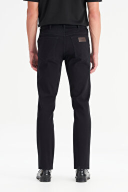 Texas Pamuklu Slim Fit Dar Kesim Cepli Esnek Jean Kot Denim Pantolon - Black-MW12S016100 (görsel 5)
