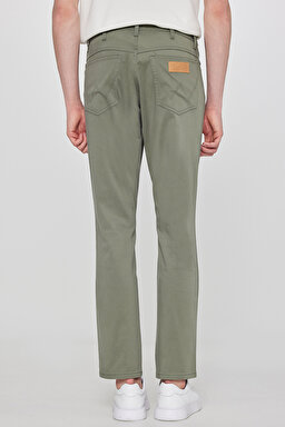 Texas Slim Fit Dar Kesim Normal Bel Siyah Esnek Pantolon - Green-MW12SEA300 (görsel 4)