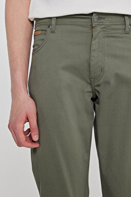 Texas Slim Fit Dar Kesim Normal Bel Siyah Esnek Pantolon - Green-MW12SEA300 (görsel 5)
