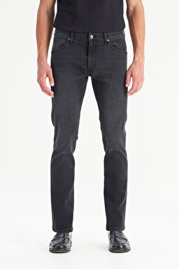 Pamuklu Slim Tapered Fit Cepli Esnek Jean Kot Denim Pantolon - Stone-MW18S02958 (görsel 2)