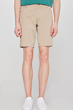 Regular Fit Normal Kesim Şort - Camel-MW211205175 (görsel 3)