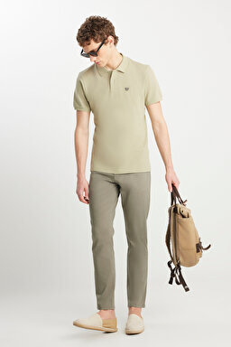 %100 Pamuk Regular Fit Normal Kesim Ada Çayı Polo Yaka Tişört - Tea Leaf-MW7D5K4XX2T37Y (görsel 3)