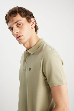 %100 Pamuk Regular Fit Normal Kesim Ada Çayı Polo Yaka Tişört - Tea Leaf-MW7D5K4XX2T37Y (görsel 4)