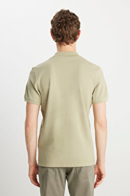 %100 Pamuk Regular Fit Normal Kesim Ada Çayı Polo Yaka Tişört - Tea Leaf-MW7D5K4XX2T37Y (görsel 5)