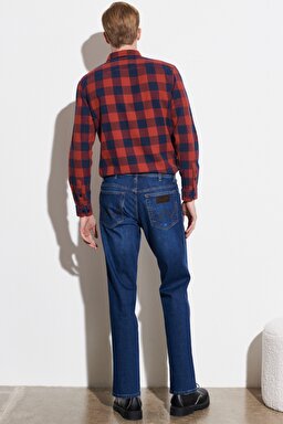 Texas Slim Fit Dar Kesim Normal Bel Esnek Jean Kot Pantolon - Mid Blue-W121017XT (görsel 5)