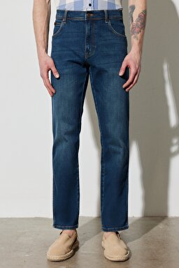Texas Straight Fit Düz Kesim Normal Bel Mavi Esnek Jean Kot Pantolon - Stone-W12102458