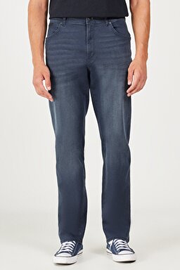Texas Straight Fit Düz Kesim Normal Bel Gri Esnek Jean Kot Pantolon - Gray-W121029035