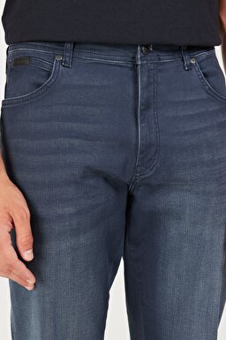 Texas Straight Fit Düz Kesim Normal Bel Gri Esnek Jean Kot Pantolon - Gray-W121029035 (görsel 5)
