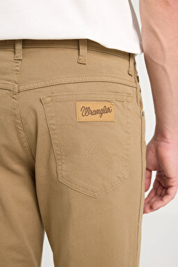 Regular Fit Normal Kesim Normal Bel Camel Esnek Pantolon - Camel-W121053175 (görsel 4)