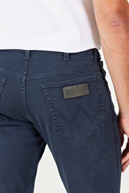 Regular Fit Normal Kesim Normal Bel Lacivert Esnek Pantolon - Dark Navy-W121053XAE (görsel 6)