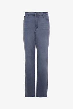 Regular Fit Normal Kesim Normal Bel Düz Paça Mavi Texas Jean Kot Pantolon - Stone-W12106658 (görsel 6)