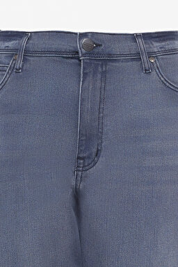 Regular Fit Normal Kesim Normal Bel Düz Paça Mavi Texas Jean Kot Pantolon - Stone-W12106658 (görsel 7)