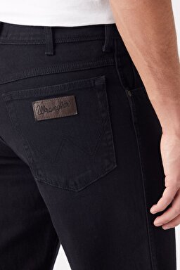 Texas Straight Fit Normal Bel Denim Esnek Jean Kot Pantolon - Black-W12109004 (görsel 4)