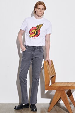 Texas Authentic Straight Fit Normal Bel Esnek Jean Kot Pantolon - Revelation-W1212923K