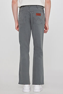 Texas Straight Fit Düz Kesim Normal Bel Pamuklu Esnek Yeşil Pantolon - Green-W1218646300 (görsel 5)