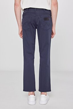 Texas Straight Fit Düz Kesim Normal Bel Lacivert Pamuklu Esnek Pantolon - DarKNavy-W1218646411 (görsel 4)