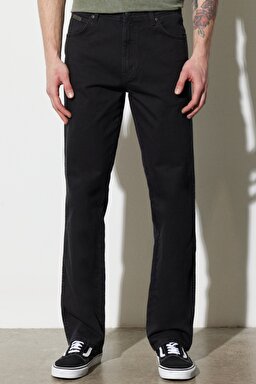 Texas Straight Fit Düz Kesim Normal Bel Siyah Esnek Pantolon - White-W12197100