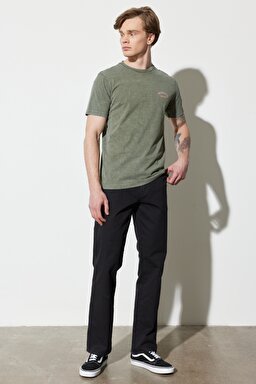 Texas Straight Fit Düz Kesim Normal Bel Siyah Esnek Pantolon - White-W12197100 (görsel 5)