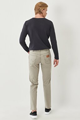 Texas Slim Fit Normal Bel Esnek Pantolon - Beige-W12197235 (görsel 6)