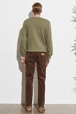 Texas Authentic Straight Fit Normal Bel Esnek Pantolon - Teak-W121A2455 (görsel 6)