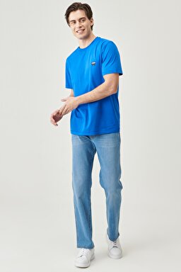 Texas Straight Fit Normal Bel Açık Mavi Esnek Jean Kot Pantolon - Light Blue-W121C788W (görsel 2)