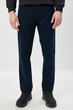 Texas Straight Fit Normal Bel Lacivert Esnek Pantolon - Navy-W121W3114