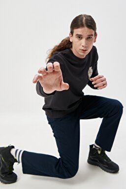 Texas Straight Fit Normal Bel Lacivert Esnek Pantolon - Navy-W121W3114 (görsel 3)