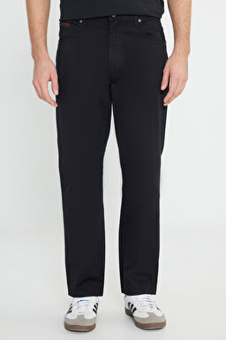 Regular Fit Normal Kesim Normal Bel Düz Paça Siyah Texas Pantolon - Black-W121Y6100 (görsel 3)