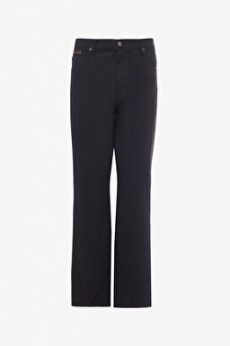 Regular Fit Normal Kesim Normal Bel Düz Paça Siyah Texas Pantolon - Black-W121Y6100 (görsel 6)