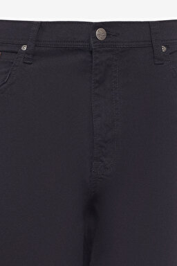 Regular Fit Normal Kesim Normal Bel Düz Paça Siyah Texas Pantolon - Black-W121Y6100 (görsel 7)