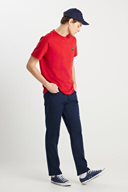 Regular Fit Normal Kesim Normal Bel Düz Paça Lacivert Texas Pantolon - Navy-W121Y6410 (görsel 2)