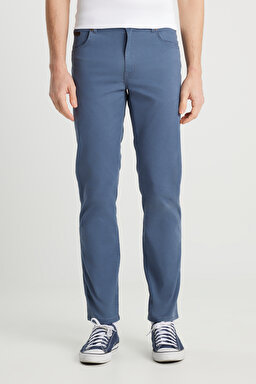 Texas Straight Fit Esnek Mavi Pantolon - Blue-W121Y673K (görsel 3)