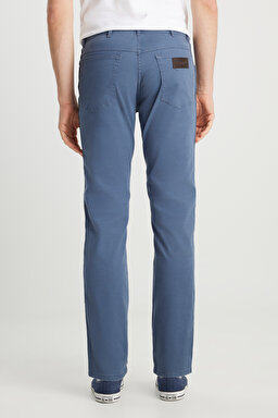 Texas Straight Fit Esnek Mavi Pantolon - Blue-W121Y673K (görsel 4)