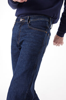 Straight Fit Düz Kesim Normal Bel Esnek Arizona Jean Denim Kot Pantolon - Rinse-W12O01336 (görsel 4)