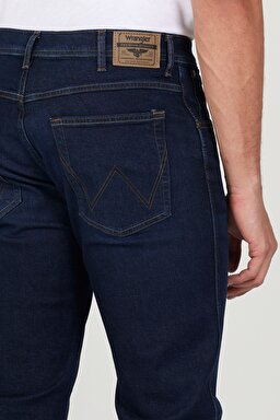 Straight Fit Düz Kesim Normal Bel Lacivert Arizona Jean Denim Kot Pantolon - Rinse-W12O01436 (görsel 6)