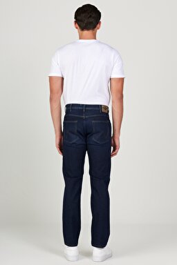 Straight Fit Düz Kesim Normal Bel Lacivert Arizona Jean Denim Kot Pantolon - Rinse-W12O01436 (görsel 7)