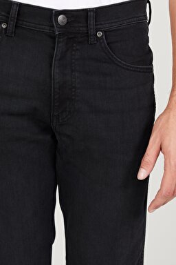 Straight Fit Düz Kesim Normal Bel Esnek Arizona Jean Denim Kot Pantolon - Black-W12O016001 (görsel 4)