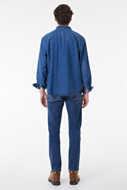 Straight Fit Düz Kesim Normal Bel Esnek Arizona Jean Denim Kot Pantolon - Stone-W12O01758 (görsel 8)