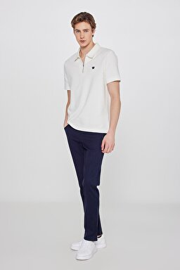 Pamuklu Arizona Straight Fit Cepli Esnek Jean Kot Denim Pantolon - Navy-W12O021410