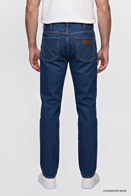 Pamuklu Arizona Straight Fit Cepli Esnek Jean Kot Denim Pantolon - Silkway-W12O26005639X (görsel 4)