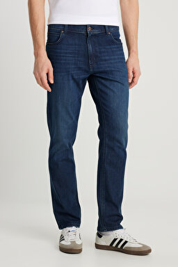 Texas Slim Fit Dar Kesim Normal Bel Dar Paça Gri Melanj Pamuklu Esnek Denim Jean Pantolon - MidGreyMelange-W12S00019337 (görsel 3)
